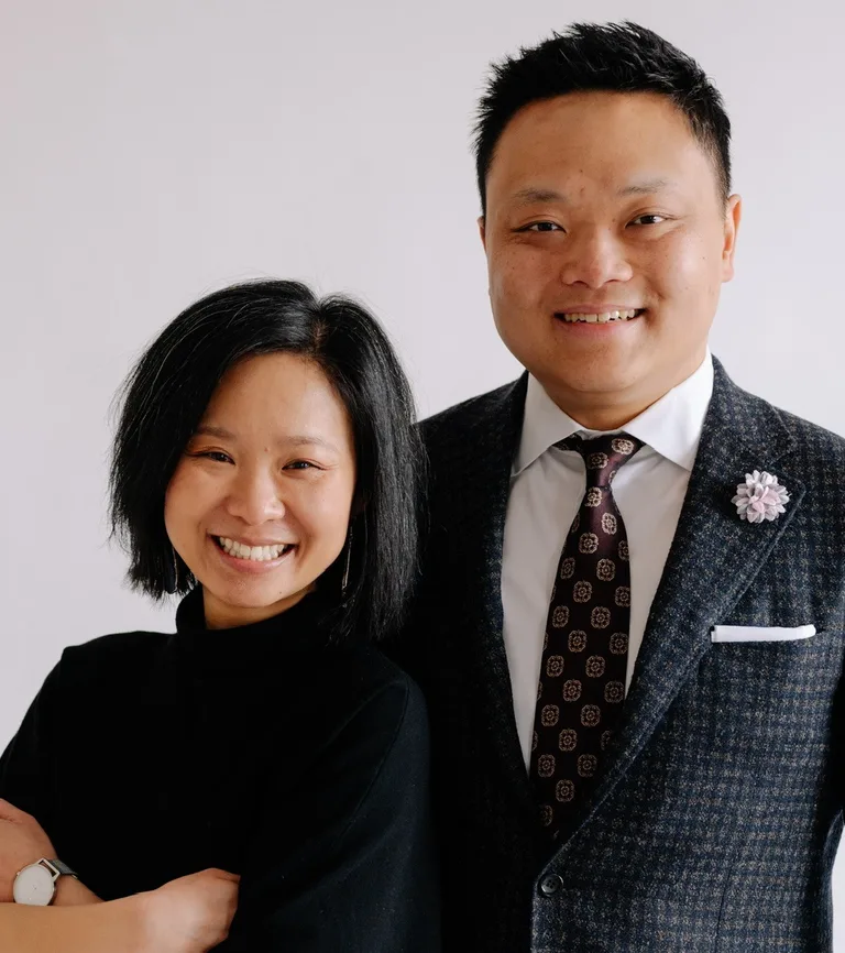 Helen and Danny Tam-Tham standing together